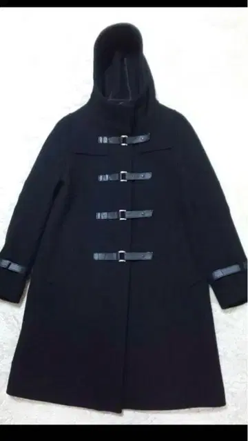 새상품급 온워드 BEIGE 디자인 멜톤 더플 코트