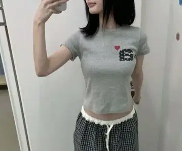 AEAE 그레이 셔츠