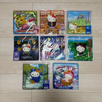 지역 한정 헬로키티 미니 타월 중부 지방