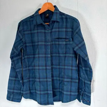 mont-bell 체크 무늬 긴팔 셔츠 L 사이즈