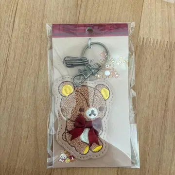 로프트 한정판  리락쿠마 키링 3개 키 후크 부착 자수 LOFT