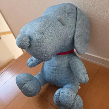 스누피 데님 봉제 인형 BIG
