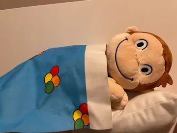 호기심 많은 조지 봉제 인형 이불 포함