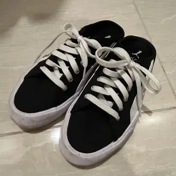 푸마 PUMA 바리 뮬 스니커즈 블랙 37 23cm