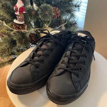 ALL STAR 블랙 로우컷 레인스니커즈