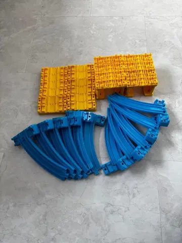 프라레일 언덕길 레일 교각 세트