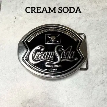 CREAMSODA 크림 소다 뉴 로고 타입 버클 레어템