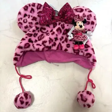 디즈니 레오파드 무늬 팬캡