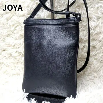 새상품급 조야 사코슈 주름 가죽 네이비 실버 금장 장식 로고 엠보