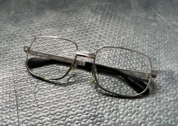 ORLY 실버 메탈 프레임 빈티지 안경 독일제