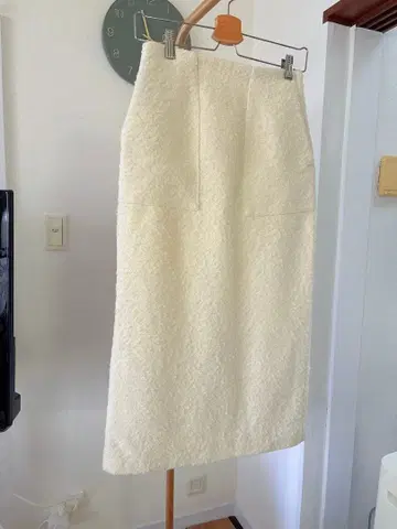 아이보리 타이트 스커트 사이즈 36