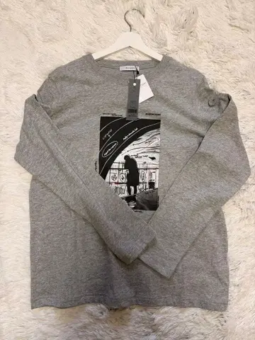 [ JEANASIS ] 사진 아트 그래픽 롱 T