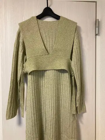 KBF 레이어드 니트 원피스