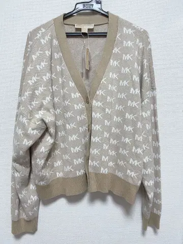 MICHAEL KORS 베이지 가디건 M 니트