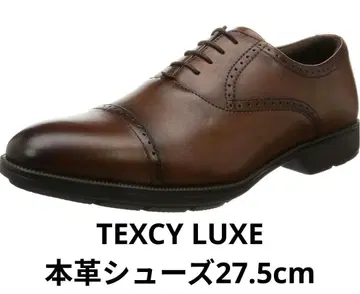TEXCY LUXE 천연 가죽 신발 브라운 27.5cm