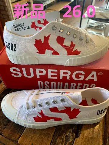SUPERGA DSQUARED2 화이트 스니커즈 41