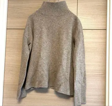 드레 스테리아 하이넥 울 니트 38