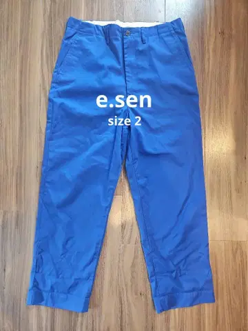 [ 새상품급 ] e.sen 워크 팬츠 size 2 BLUE