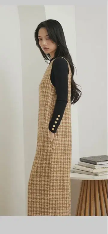 [ 새상품 ] fifth 하운드투스 체크 올인원