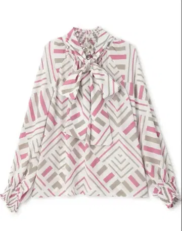 핑키앤다이안 리본 포함 블라우스 38