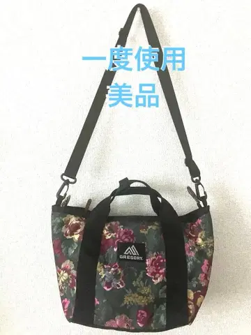 한 번 사용 그레고리 숄더 토트백 가든 태피스트리 꽃무늬
