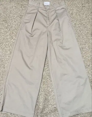 와이드 치노 팬츠 베이지 완판템