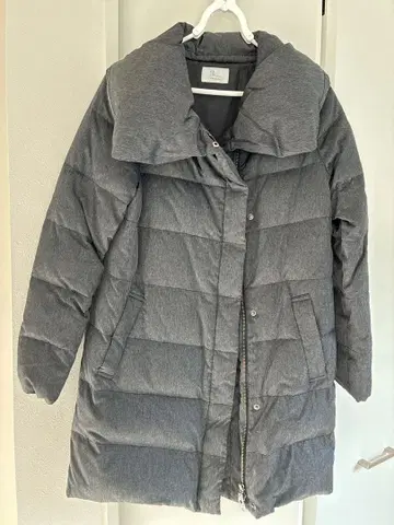 [ air des le coeur blanc ] 그레이 다운 자켓