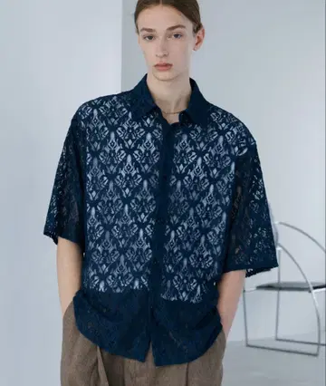 HARE 다마스크 레이스 셔츠 SS