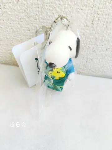 SNOOPY 브라운 교토 아라시야마 한정판 마스코트 키링