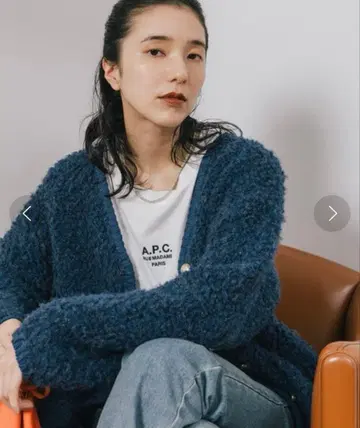 FREAK'S STORE 프릭스스토어 부클레 금장 버튼 가디건