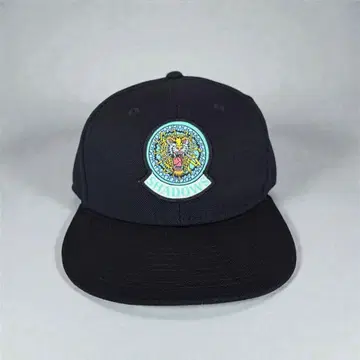 SHADOWS 자수 로고 야구 모자 블랙