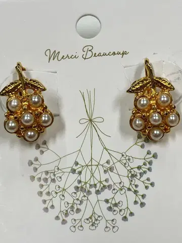 펄 골드 클립식 귀찌