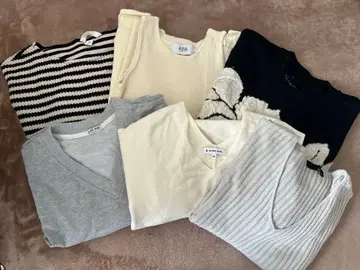 겨울 상품 상의 6점 묶음 판매