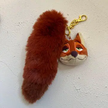 디즈니 스토어 닉 플러시 키체인