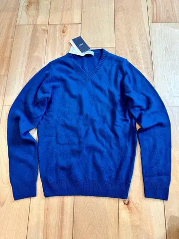 쉽스 V넥 니트 스웨터 캐시미어 남성용