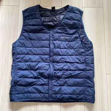 몽벨 다운 베스트 네이비