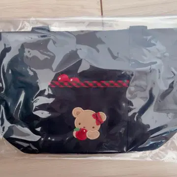 파밀리아 토트백 미니 핸드 빨간색 계열 체크