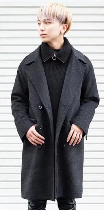 FUGA NOBILIA 멜톤 오버 사이즈 코트