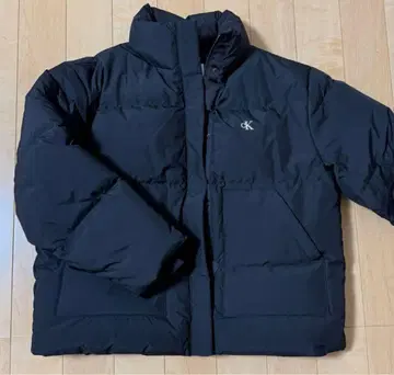 캘빈클라인 진스 캘빈클라인 다운 자켓 블랙