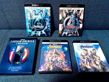 UHD/캡틴 아메리카: 3 무비 컬렉션 & 어벤져스 4작품