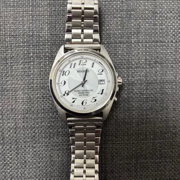 RECORD 쿼츠 손목시계 실버