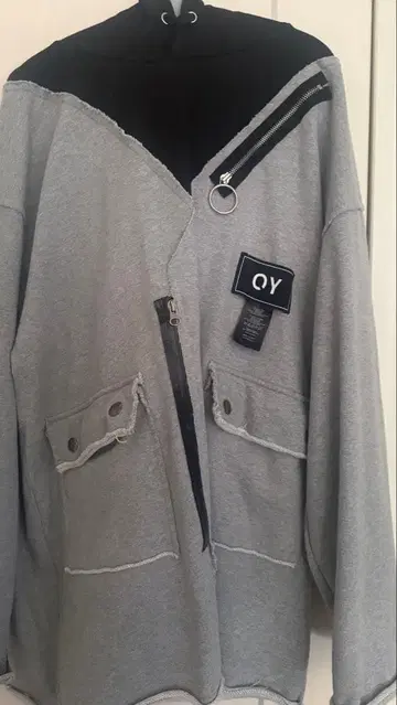 OY 그레이 후드티 NY FUTURE