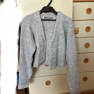 안나수이 nyc 가디건 실버