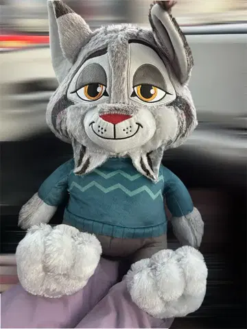 압축 없음 주토피아2 FukuFuku V-BIG 봉제 인형 파우바트