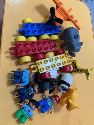 듀플로 블록 자동차 비행기 동물