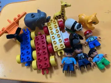 듀플로 블록 자동차 비행기 동물