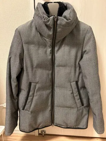 남성용 비기 그레이 다운 자켓