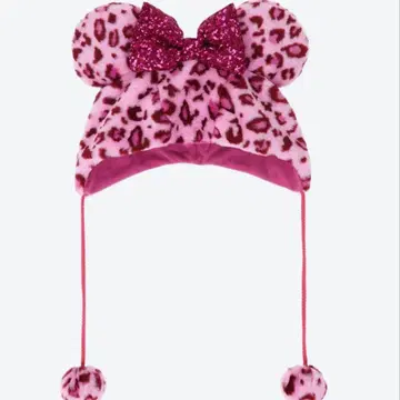 레오파드 무늬 팬캡 미니