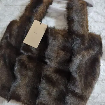 N21 numero ventuno 퍼 백 브라운