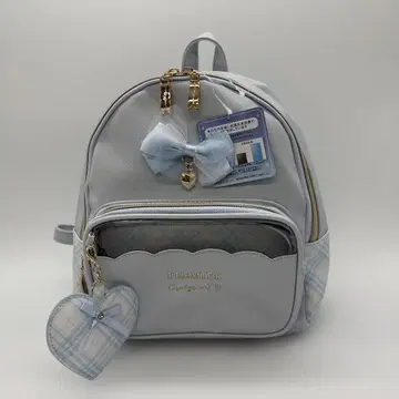 미사용 새상품 리본 포함 라이트 블루 백팩